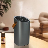 Diffuseur d'huiles essentielles USB sans fil, mini humidificateur d'aromathérapie portable pour voiture, hôtel, chambre à coucher