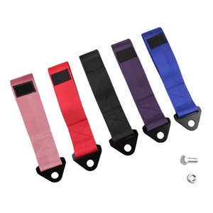 Sangles de remorquage CRASTP 2 tonnes en polyester avec crochet en D pour voiture, noir, violet, vert, or, bleu, rouge - Product Image 5