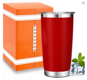 <span class=keywords><strong>Gobelet</strong></span> isotherme en acier inoxydable de 20 oz avec couvercle magnétique breveté et paille rétractable automatique – Mug de voyage premium - Product Image 1