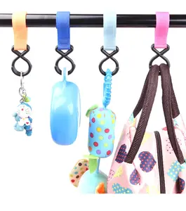 Baby Stroller Velcroes hook multi-functional pendant buckle climbing button carabiner Velcroes hook wholesale