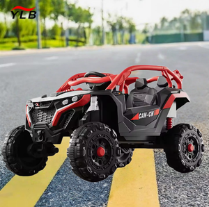 Voiture électrique pour enfants de haute qualité à quatre roues, grande batterie <span class=keywords><strong>12V</strong></span>, 2 places, télécommande, voiture électrique pour enfants à conduire - Product Image 1
