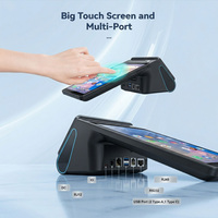 TPV Móvil Manos Libres GSM Android 14.0 con Pantallas Duales y Solución de Pago NFC Z150