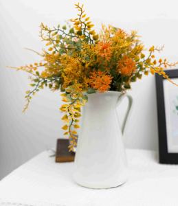 Greenmeta Vente en gros de branches d'arbustes en gazon artificiel pour fleurs décoratives Noël Thanksgiving Fête des mères Fête des pères - Product Image 5