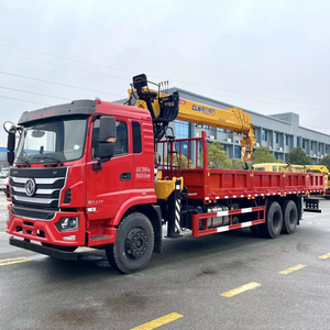 Grue de camion CLW Dongfeng la plus vendue, capacité 12 tonnes, 5 sections, pompe Zoomlion, moteur Yuchai, boîte de vitesses haute efficacité - Product Image 1