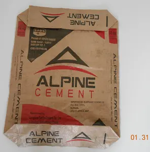 Saco de cimento de cimento de enchimento de saco de válvula para saco de embalagem de cimento de 50 kg 20 kg