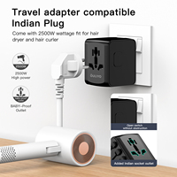 OULITRAVEL-Adaptador Universal de Enchufe Eléctrico para Viaje, Cargador Universal con USB para Todo el Mundo, 1 Unidad, 2 Unidades