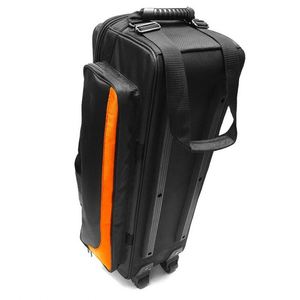 Heavy Duty Detachable 3 Ball <b>Bowling</b> Bag Roller Triple Tote Bags with Wheels <b>Bowling</b> Roller Bag - Product Image 3