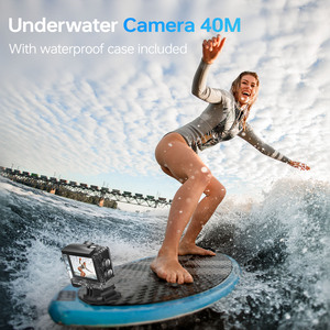 Impermeabile 1080P moto doppio Sport <span class=keywords><strong>Cam</strong></span> Sport Anti-Shake accessori usato sensore per Lcd 4K doppio schermo Action Camera - Product Image 4