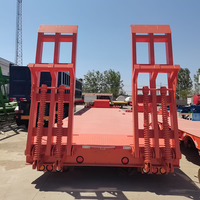 3 Akslı 60 Ton Ağır Yük Taşıma Düşük Yataklı Treyler (Transformatörler ve İnşaat Makineleri İçin) Özel Boyut Renk Malzeme