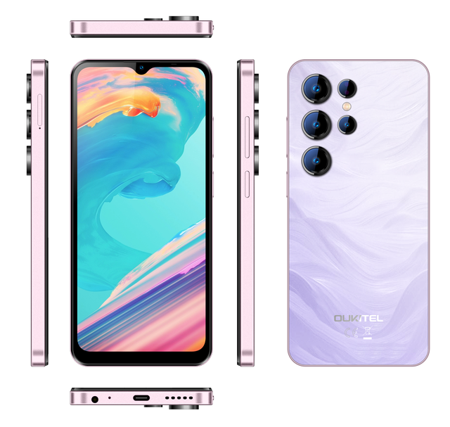 Oukitel C2 5g Smartphone Cell Phone 4+128gb 6.6inch 60Hz Screen Dual Sim Unlocked BT5.0 Android Octa Core  Ai Smart Mobile Phone