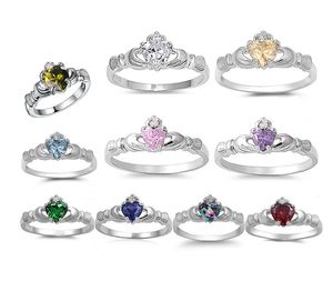 لون مخصص gunmetal المجوهرات الايرلينية <span class=keywords><strong>Claddagh</strong></span> اللون الفضي خاتم <span class=keywords><strong>claddagh</strong></span> - Product Image 5