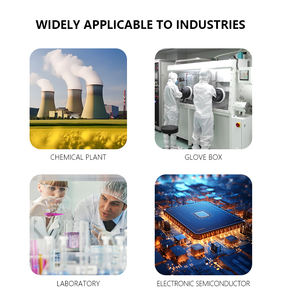 Accessorio per guanti di sicurezza resistente ai prodotti chimici con flangia in gomma butilica da 10 pollici - Product Image 6