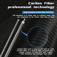 Queue de billard en fibre de carbone haute performance et polyvalente, 12,5 mm, Uni-lock, 58,5 pouces, convient à tous les styles de jeu, entraînement en club de billard