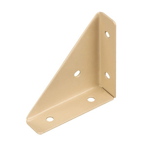 Support d'angle trois côtés Jiufa, 90 degrés, en fer, pour renforcement d'étagères de meubles, accessoire de quincaillerie - Product Image 3