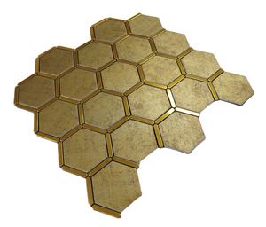 Carreaux de mosaïque hexagonaux modernes 4 mm 5 mm en verre, marbre, <span class=keywords><strong>bois</strong></span> pour extérieur et intérieur, cuisine, salle de bain, <span class=keywords><strong>piscine</strong></span>, décoratifs - Product Image 4