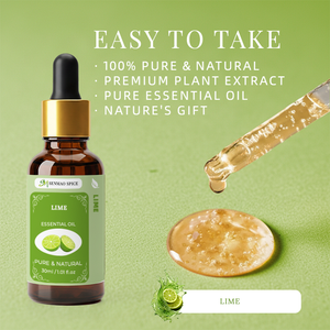 Huile essentielle de citron vert pure et naturelle à 100 %, prix de gros pour les produits cosmétiques, huile essentielle de citron vert pour parfums, fabriquée en usine OEM. - Product Image 4