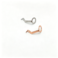 Support de lampe en laiton massif, anneau de suspension en laiton, pièce estampée en métal, accessoires d'éclairage, personnalisation OEM ODM de précision
