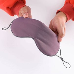 Masque pour les yeux en satin de soie coloré avec sangle élastique, cadeau promotionnel pour entreprise, idéal pour les hôtels, aide à soulager la fatigue liée au sommeil - Product Image 4