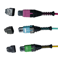 Cable de Fibra Óptica MTP PRO 8-24 Conmutable para Centro de Datos, Tipo de Polaridad APC UPC A B C, Conector Macho/Hembra, Cable de Conexión de Fibra Óptica MPO