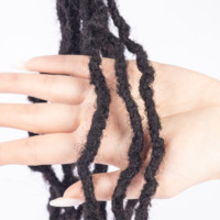 Grosir warna alami tidak diproses 100% rambut manusia interter ekstensi gimbal 8-30 inci