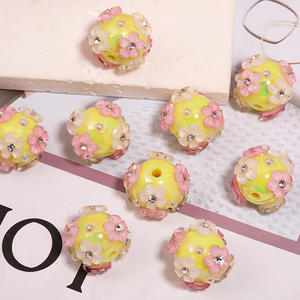 Nuevo listado de alta resistencia DIY hecho a mano cadenas de teléfono móvil intervalo cuentas sueltas materiales acrílico plástico Lucite fabricación de joyas - Product Image 6