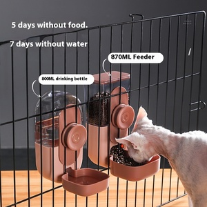 Dispensador de agua automático para mascotas, alimentador de agua colgante de plástico redondeado con hervidor de agua, gatos, perros, otros animales pequeños, suministros para mascotas - Product Image 1