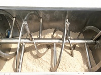 Mélangeur à ruban en acier inoxydable de 500l, mélangeur Horizontal à Double hélice pour épices, aliments pour animaux, poudre sèche