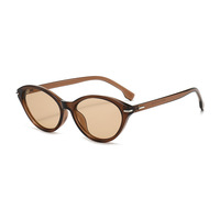 Lunettes de soleil rétro personnalisées UNOC 2026, monture petite unisexe, verres PC UV400, lunettes de soleil œil de chat pour femmes