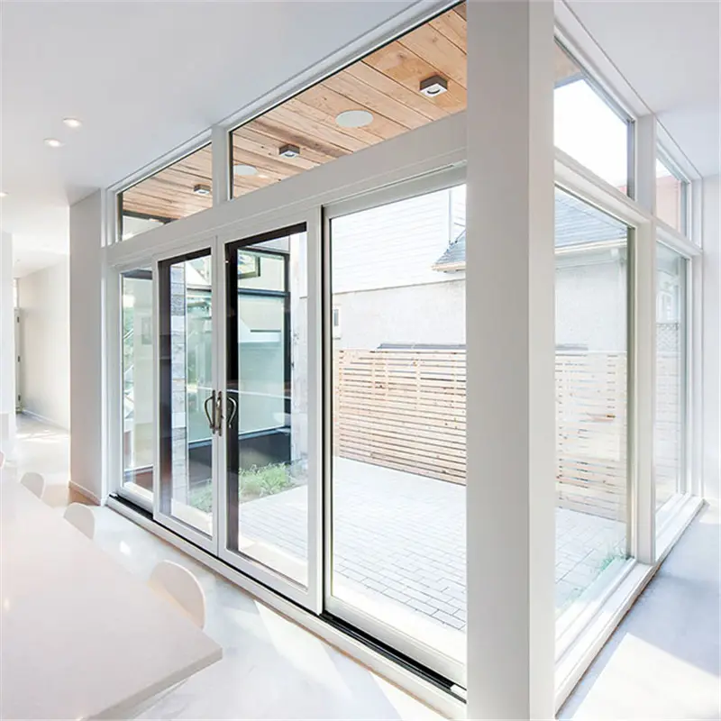 DAIYA大型二重ガラス強化ガラス床から天井までの窓とバルコニー用引き戸