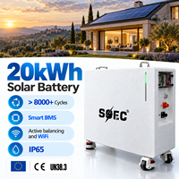 20KWh 48V LiFePO4 Lithium-Batterie 51,2V 412Ah 400Ah Heim-Solarenergiespeicherbatterie für IP65 Hybrid-Off-Grid-System