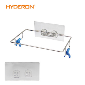 Hyderon <b>Wall</b> Mounted <b>Spice</b> <b>Rack</b> Metal Minimalist Multi Function Kitchen Storage Solution - Product Image 3