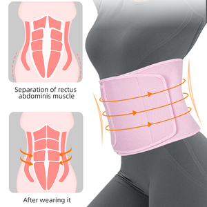 Corsé de entrenamiento de cintura de gimnasio antibacteriano de iones de plata ajustable para adelgazar para perder peso - Product Image 3