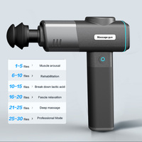 Nouveau design de pistolet de massage, écran LCD grand format, 5 têtes, soulagement des tissus profonds, appareil de massage portable