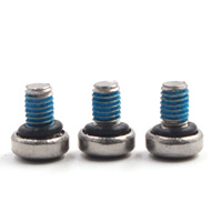 Vis d'étanchéité personnalisées en acier au carbone anti-corrosion, étanches à la rouille, avec anneau torique en nylon Torx à tête cylindrique M2M3M4M5M6, avec patch en nylon bleu