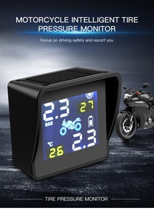 2024 nóng bán được xây dựng trong pin LCD hiển thị xe máy không dây giám sát áp suất lốp hệ thống USB có thể sạc lại TPMS cảm biến - Product Image 3