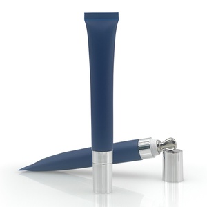 Tubes d'emballage en plastique de luxe en gros 10ML 15ML pour brillant à lèvres et crème contour des yeux, avec applicateur de massage métallique personnalisé pour cosmétiques - Product Image 3