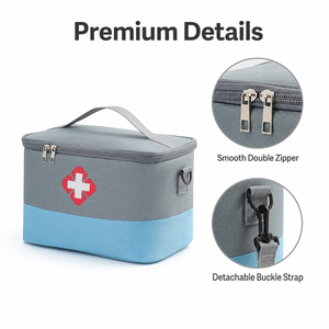 Sac de premiers secours durable pour une utilisation en extérieur, trousse médicale d'urgence, boîte de rangement médicale portable pour médecin avec logo personnalisé - Product Image 2