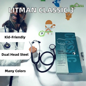 Estetoscopio Médico de Cardiología Littmann Classic II Manual con Diseño Mecánico de Doble Cabeza de Acero Inoxidable - Product Image 2