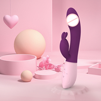 Vibrateur Lapin en Silicone pour Femme, Stimulateur Point G et Clitoris, Masseur Vibrant IPX7, Jouet Sexuel Nouveauté, Vente en Gros Usine