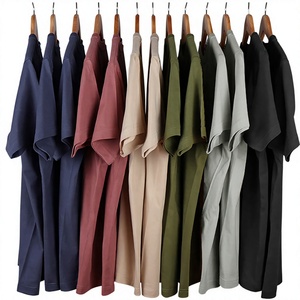 T-shirts à manches courtes en coton peigné 180g, personnalisables avec logo OEM, grande taille, coupe ample, couleur unie, séchage rapide - Product Image 6