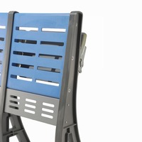 Chaise en rangée OEM personnalisée à forte capacité de charge, 2 places, pour auditorium scolaire, scène, salle d'attente, siège de coulisses