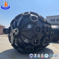 ZHH Brand Durable Inflatable Natural Rubber Cylindrical Pneumatic Fender Marine Anti-Collision Equipment Corrosion Resistant All