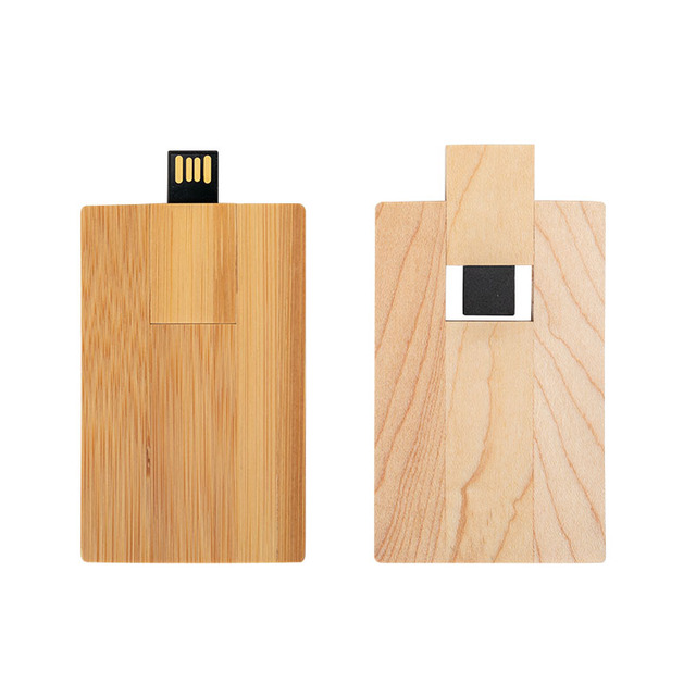 Bamboo Eco-Friendly 64GB High-Capacity USB 2.0 Flash Drive with UV Printing Model 7102