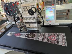 Лучшая модель GALAXY, высокоскоростная 500 с двойными блестками, 1200 компьютеризированная вышивальная машина, одежда, ткани, платья, костюмы - Product Image 5