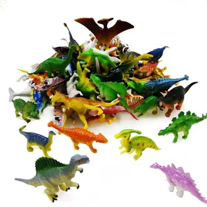 Model Simulasi Dinosaurus Mini Mainan Dinosaurus Kecil Gacha Anak-anak