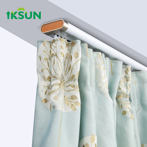 Iksun hiện đại ánh sáng sang trọng hợp kim nhôm Rèm đường ray Roman <span class=keywords><strong>Curtain</strong></span> Rod bài hát treo im lặng Rèm bài hát - Product Image 5