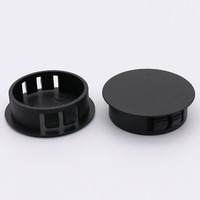 Tapón de plástico pequeño de nailon PA66, tapa redonda a presión para orificios de panel, tapón ciego para sellado y decoración de orificios de muebles