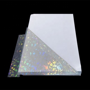 Phim vinyl tự dính trong suốt, in được, tạo hiệu ứng hologram dùng làm nhãn dán, tấm cán màng hologram - Product Image 5