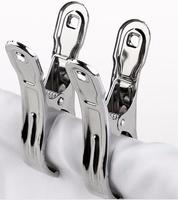 Pinzas Grandes de Acero Inoxidable para Ropa, Resistentes al Viento, Clips Metálicos para Edredones, Pinzas de Lavandería para Secar Edredones y Sábanas