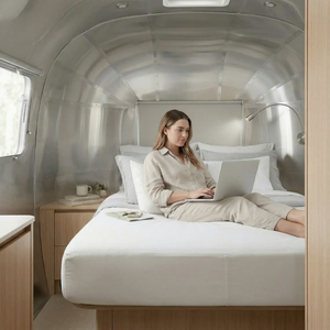 Parure de lit courte de luxe moderne en coton biologique pour <span class=keywords><strong>camping</strong></span>-<span class=keywords><strong>car</strong></span> et caravane, en <span class=keywords><strong>polyester</strong></span>, couleurs et logo personnalisables, 400 fils/cm² - Product Image 5